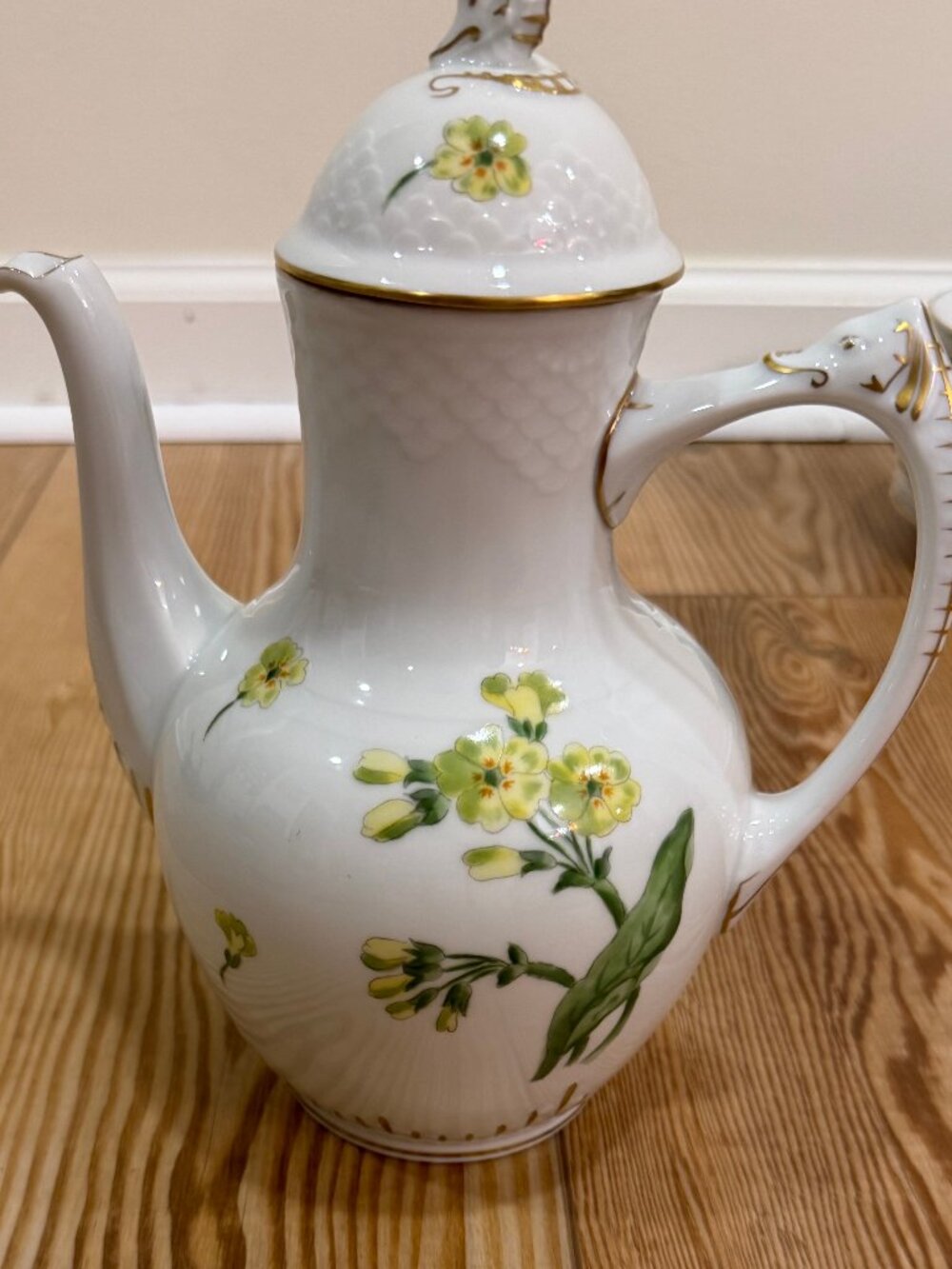 Vintage Bing & Grondahl Kjobehavan Denmark Porcelain Colorful Coffee Pot